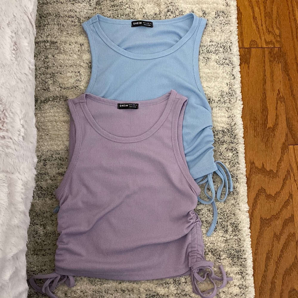 SHEIN Side adjustable Mid Crop Top size M